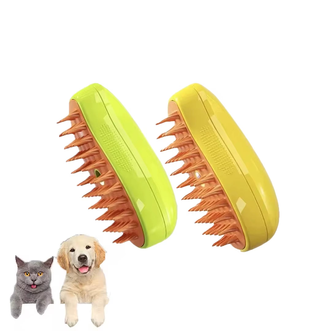 SteamEase 3-in-1 Cat Grooming Steamy Brush